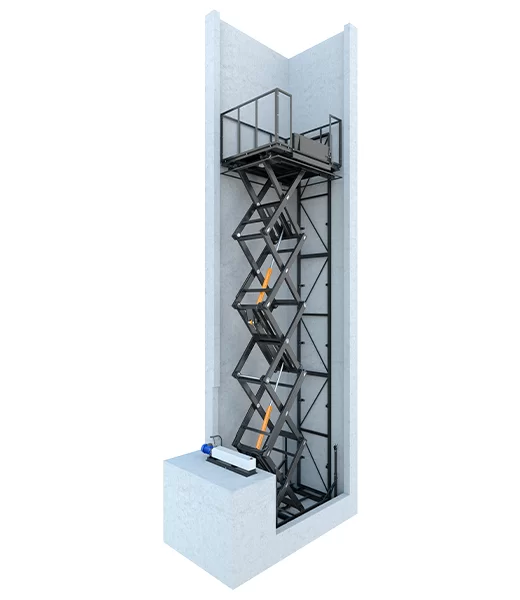 Стационарный ножничный подъемник 2000 кг, 12 м Фото в Екатеринбурге