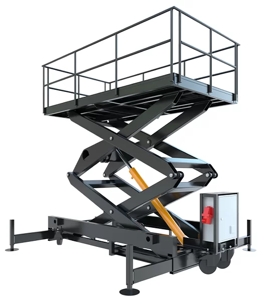 Ножничный передвижной подъемник 3000 кг, 15 м Фото в Екатеринбурге